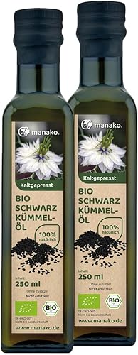 Manako Bio Schwarzkümmelöl kaltgepresst 500ml