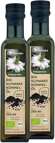 Manako Bio Schwarzkümmelöl kaltgepresst 500ml