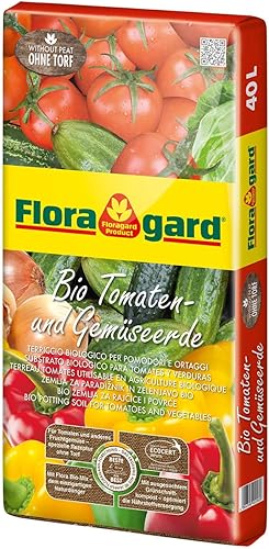 Floragard Bio Tomaten- & Gemüseerde ohne Torf 40 L