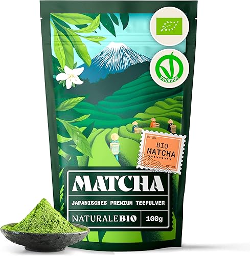 NaturaleBio Bio Matcha Tee Pulver